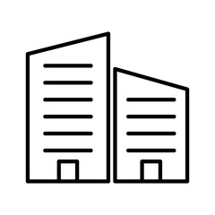 Office Icons In Outline, Vector Illustration