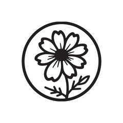 Cosmos flower Vector (3).eps