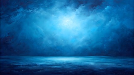 Fototapeta premium Ethereal Blue Cloud and Water Studio Background clouds