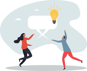Communicate idea in business discussion, effective communication to brainstorm and come up with solution or result .about a man and his life.