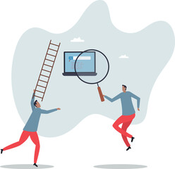 SEO ranking, search engine optimization to improve search result position to be on top and make more traffic to websites .about a man and his life.