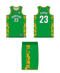 Basketball jersey template design, basketball uniform mockup design, vector sublimation sports apparel design, jersey basketball ideas.