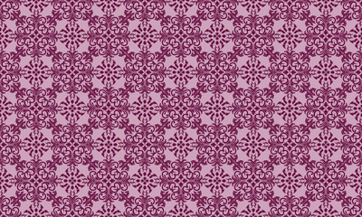 This seamless damask vector pattern in purple is perfect for use on fabrics such as upholstery, curtains, bedding, tablecloths, rugs,  and fashion textiles, adding luxury to any design.