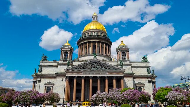 St. Isaac's Cathedral.  The city of Saint Petersburg.  Russia. 