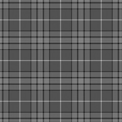 Black, Gray, White Tartan Weave Pattern - Tile