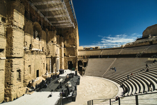 Roman Amphitheatre in Orange (Provence, France)