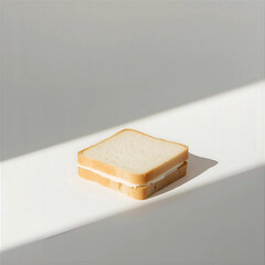 Modern Minimal White Bread