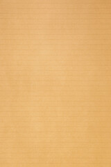 Kraft notebook texture with lines and fabric like texture