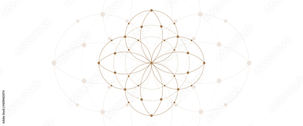Poster vector abstract circles connection for global communication and technology futuristic technology bac