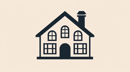 Obraz premium Simple house illustration