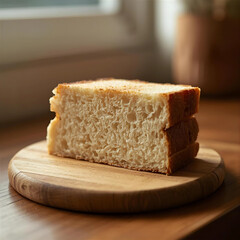 AWooden Board Loaf Slice
