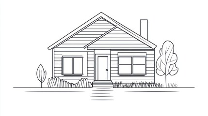 Simple house illustration