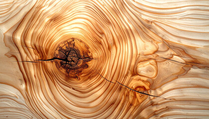Wood knot grain texture symmetrical crop high resolution background natural pattern artistic. image shows close up of wood knot with swirling grain lines creating warm and organic abstract pattern