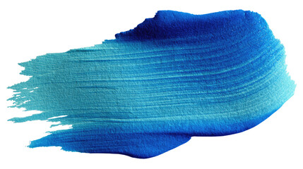 Azure Stroke: A vibrant stroke of blue paint, offering a dynamic display of color and texture. The brushstroke exhibits smooth gradations, evoking creativity and artistic expression.