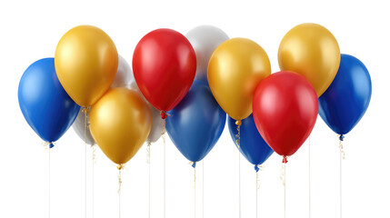Balloons: A vibrant collection of colorful balloons float gracefully, evoking a sense of joy and celebration. The composition captures a playful atmosphere with the balloons.