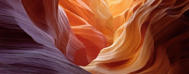Obraz premium Vibrant sandstone canyon walls (1)
