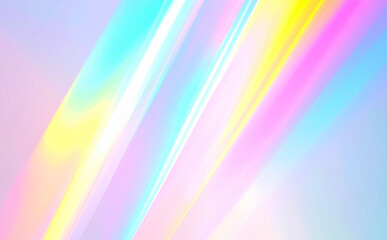 Obraz premium 虹色 光 抽象的 カラフル グラデーション背景