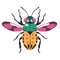 Insect vector art design