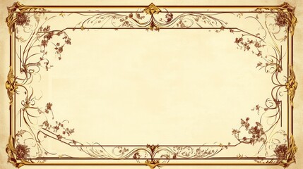 Ornate vintage border
