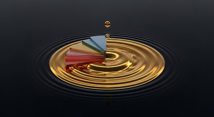 Golden Liquidity A Pie Chart of Investment Opportunities in Liquid Assets