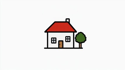Simple house illustration