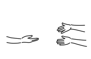 受け取り、お渡し