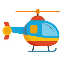 helicopter vector illustration