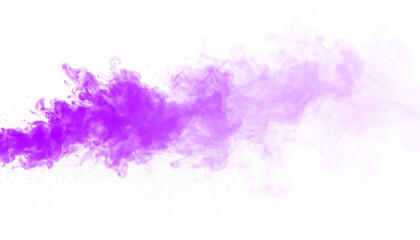 Fototapeta premium PNG image of purple smoke forming a burst of vapor with radiating curls, ideal for design projects, digital art, and creative compositions