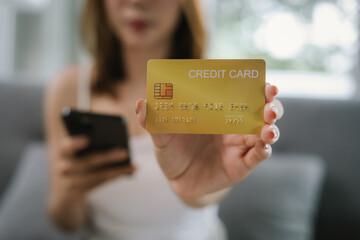 A woman uses her laptop for online banking and payments, managing finances, purchasing goods, transferring money, and exploring digital commerce.