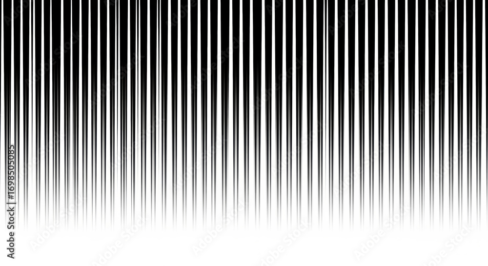 Poster a visually striking black and white abstract background featuring numerous parallel vertical lines t