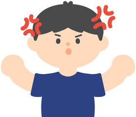 Annoyed Person Illustration