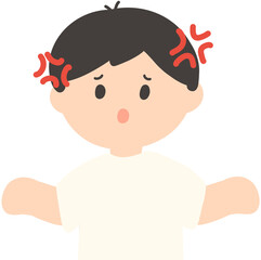 Annoyed Person Illustration