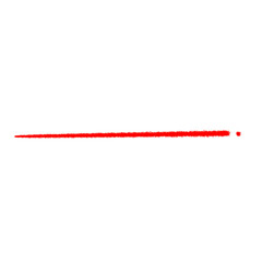 red pencil on white background