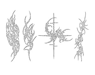 cybersigilism tattoo design