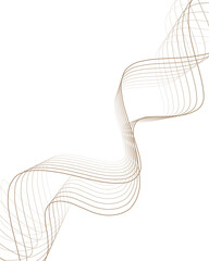 Modern abstract monochrome wave line background
