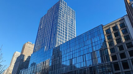 Fototapeta premium Modern skyscraper cityscape