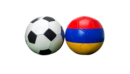 Obraz premium Collection of Classic and Modern Soccer Balls – Transparent PNG