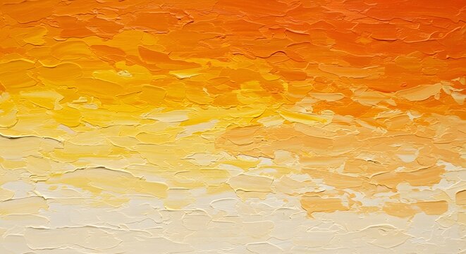 Abstract colorful painted texture with orange yellow and white tones background