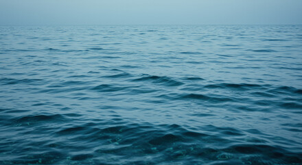 Ocean waves calm blue sea water