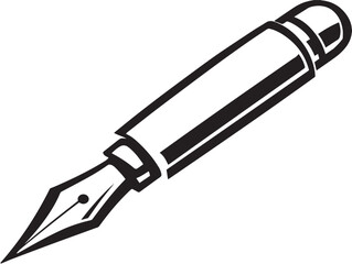 Fototapeta premium Center Punch Tool Icon in Clean Minimal Vector Line Art