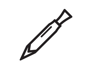 Precision Center Punch Illustration in Elegant Modern Vector Artwork