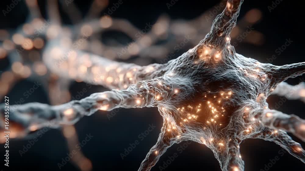Poster neural network: a mesmerizing visualization of a neural network, a fundamental element of the human 