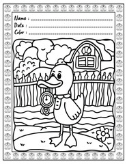 Bold and Easy Stoner Silly Crimes Cozy & Funny Coloring Book for Adults and Kid. High resolution (300 DPI), Ready to print on standard 8.5x11-(A4) inch paper With (No Bleed), Black and White. Vector 