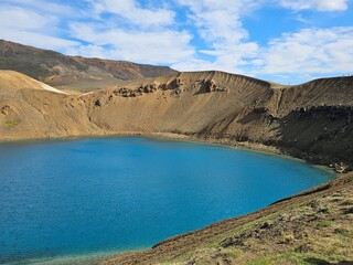 Keri&eth; Kerid Krater See Island