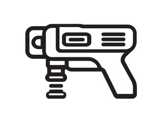 Obraz premium Cordless Angle Grinder Icon in Clean Minimal Vector Artwork