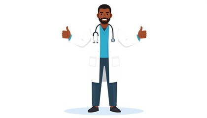 Smiling doctor in white coat (1)