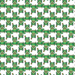 Baby hand drawn design for textile, posters, cards. Baby animals pattern. Fabric baby design.. Vector illustration with cute animals.