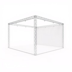 Blank Exhibition Stand Render for Marketing Design Presentation