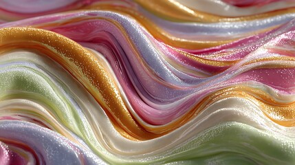Swirling pastel colors of creamy frosting texture.