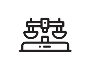 Clean Vector Hardness Tester Icon for Industrial Equipment Illustrations
